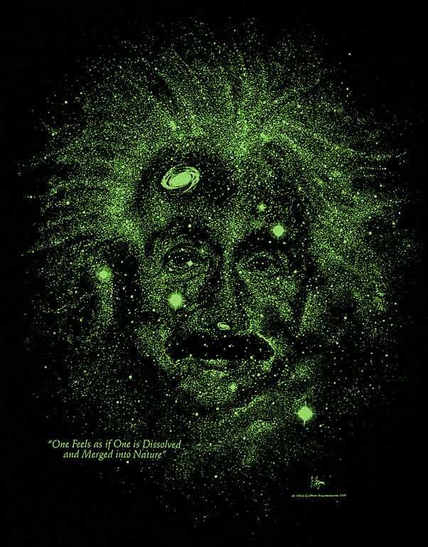 Arts & Science × Vintage Bieber wear vintage 90s 'Glow In The Dark' Einstein tee Size US L / EU 52-54 / 3 - 7 Thumbnail