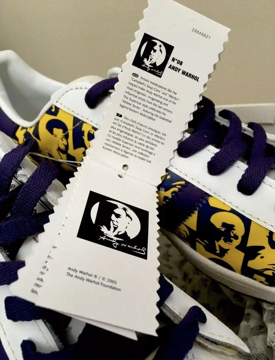 Adidas Superstar 1 Expression Andy Warhol 1/4000 BNIB Size US 10 / EU 43 - 11 Thumbnail