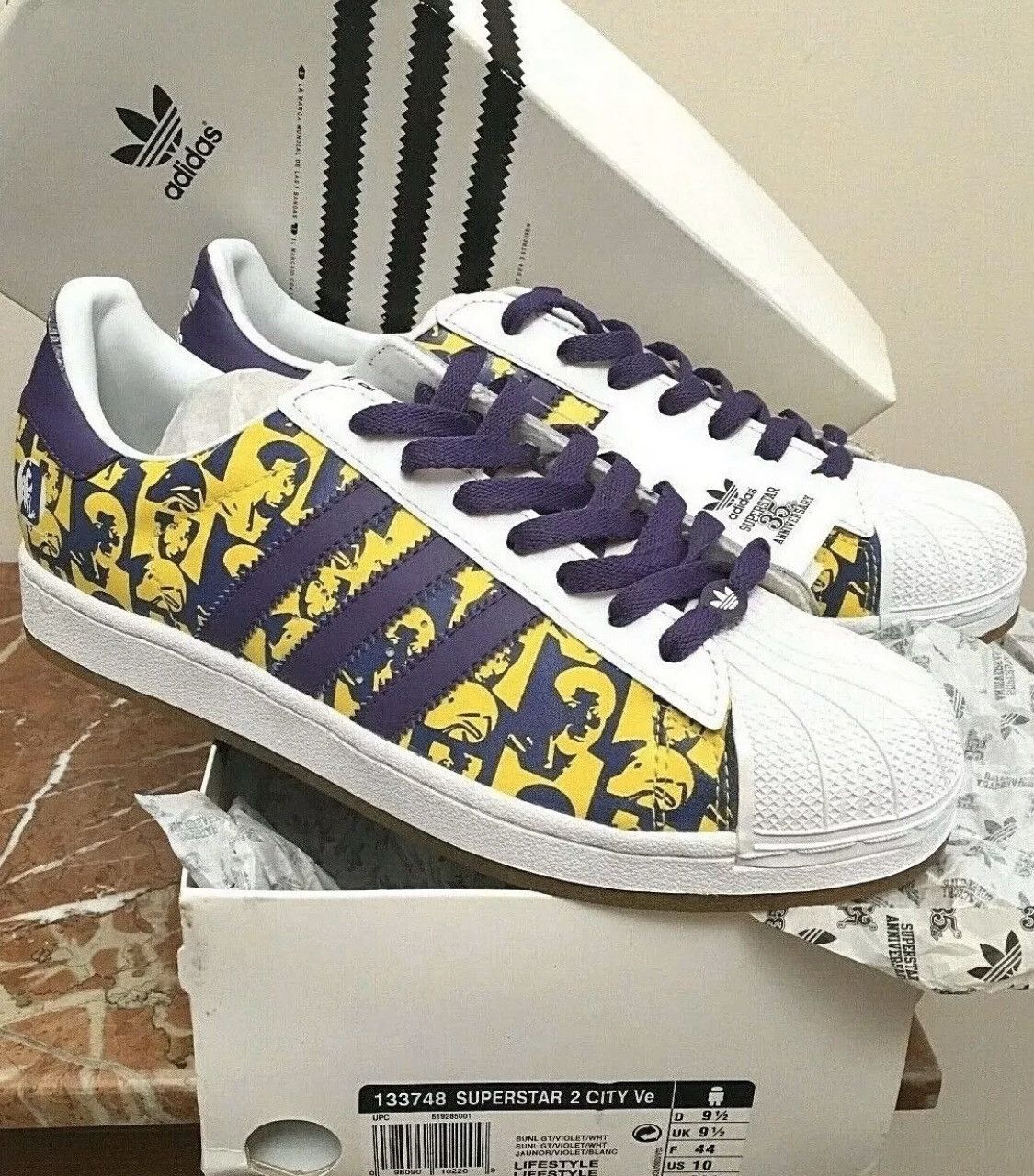 Adidas Superstar 1 Expression Andy Warhol 1/4000 BNIB Size US 10 / EU 43 - 1 Thumbnail