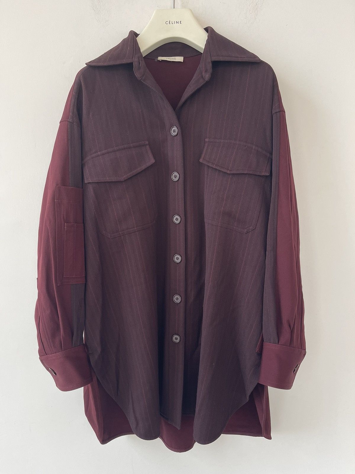Celine Céline by Phoebe Philo Oversized Wool Jacket Size XS / US 0-2 / IT 36-38 - 1 Thumbnail