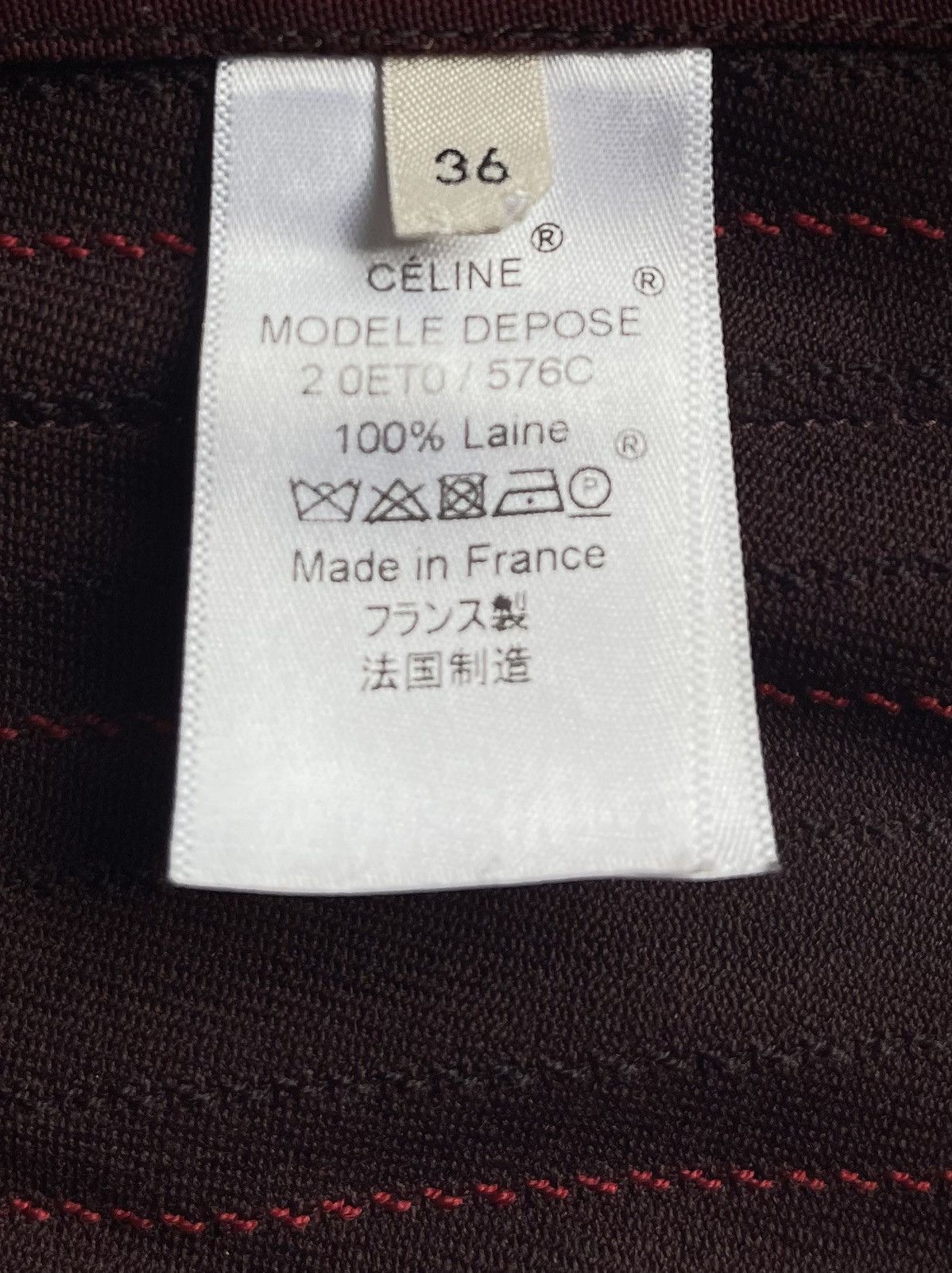 Celine Céline by Phoebe Philo Oversized Wool Jacket Size XS / US 0-2 / IT 36-38 - 5 Thumbnail