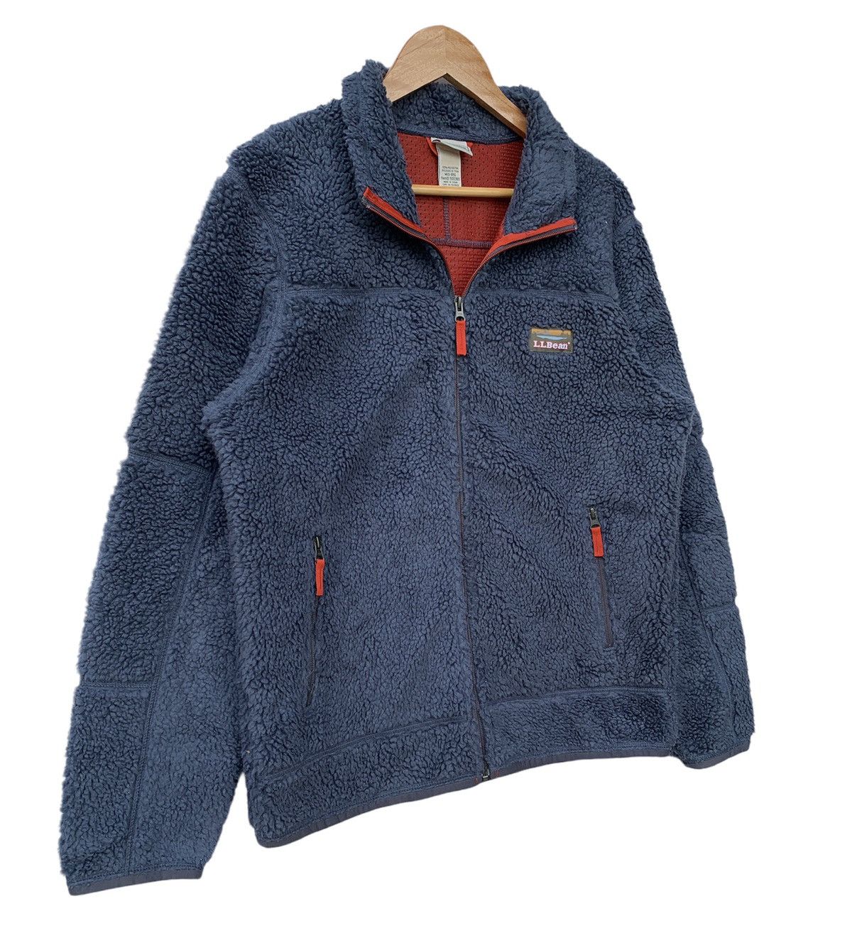L.L. Bean × Vintage Vintage LL Bean Sherpa Fleece Zipper Up Jacket Small Logo Size US M / EU 48-50 / 2 - 2 Thumbnail