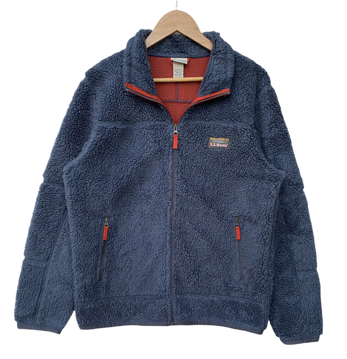 L.L. Bean × Vintage Vintage LL Bean Sherpa Fleece Zipper Up Jacket Small Logo Size US M / EU 48-50 / 2 - 1 Thumbnail