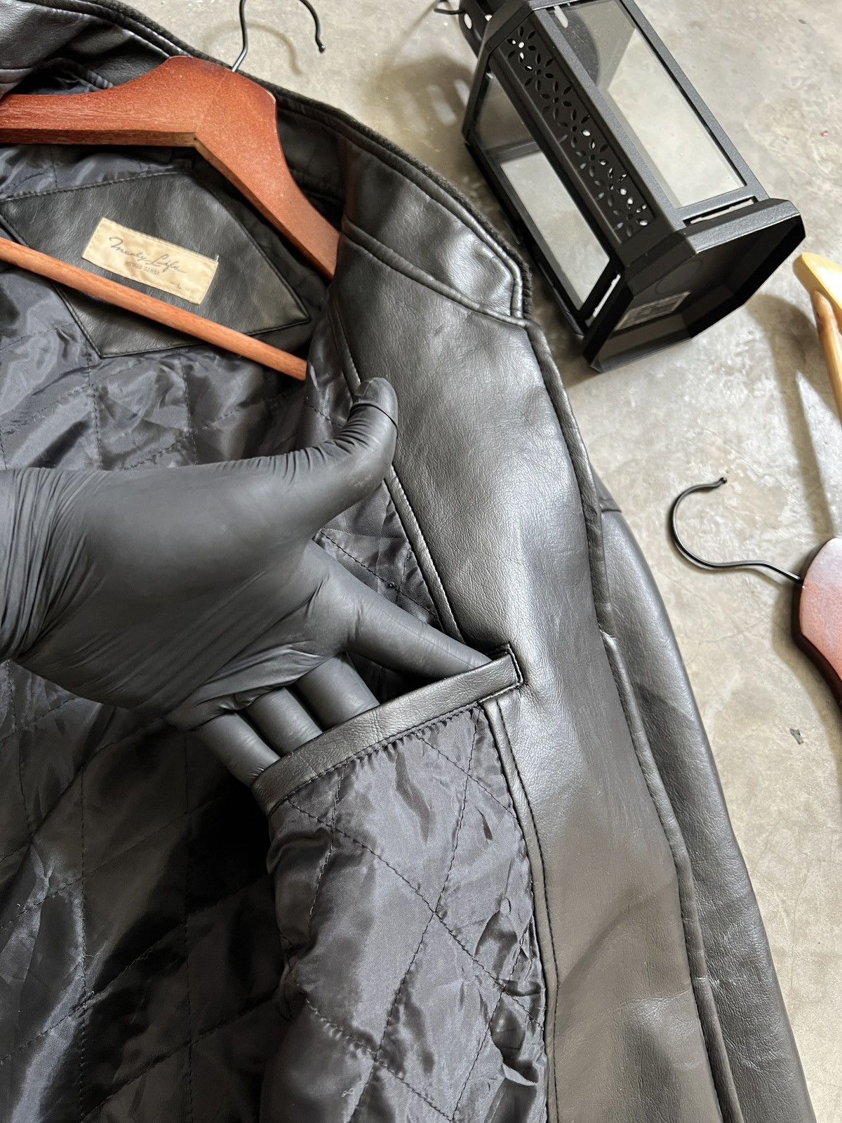 Vintage Vintage 🏴‍☠️ Japanese Fully Leather Bomber Style Jacket Size US L / EU 52-54 / 3 - 19 Thumbnail
