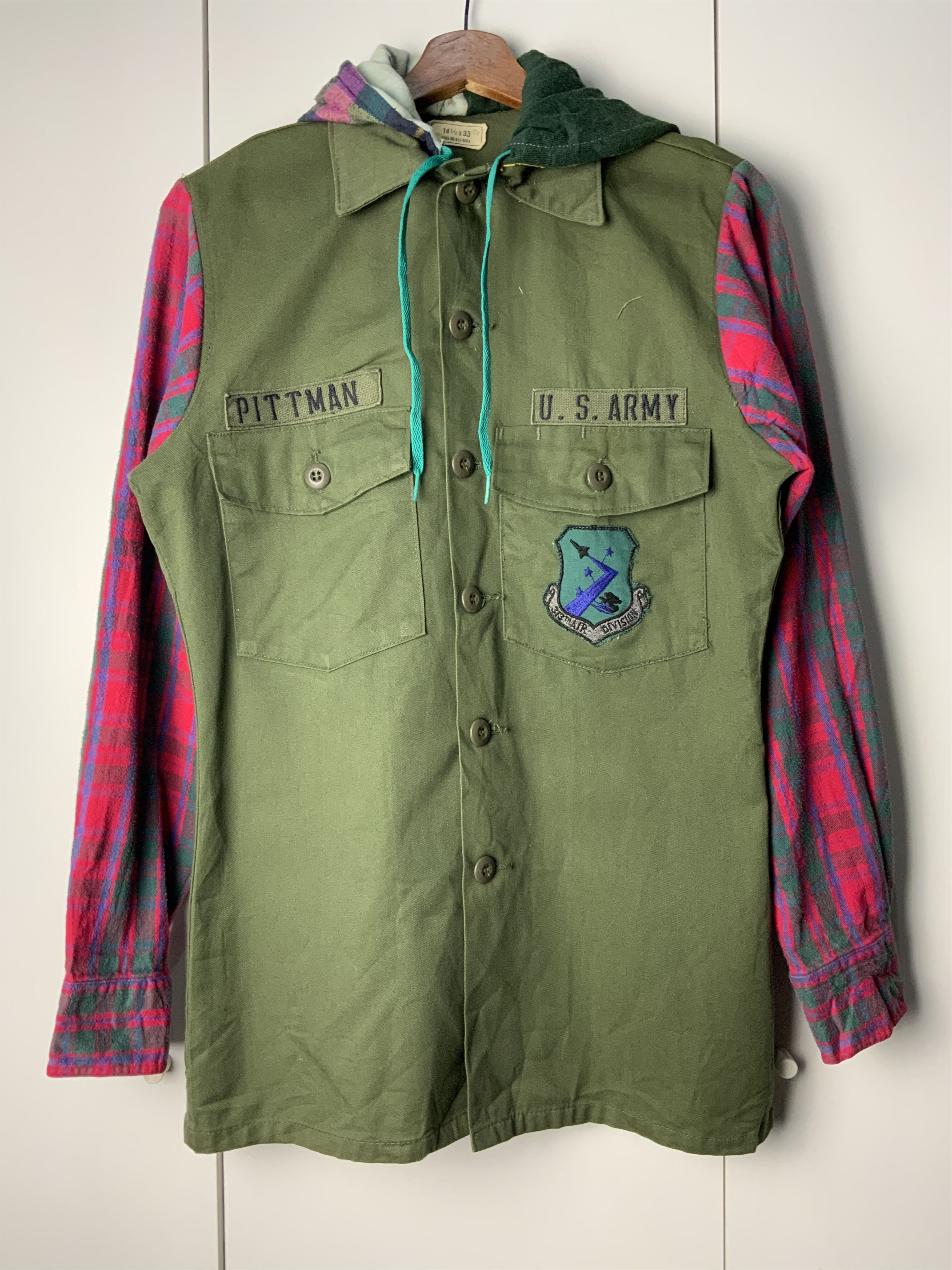 If Six Was Nine Streetwear Custom U.S Army Pittman Peace No War Hoodie Size US M / EU 48-50 / 2 - 1 Thumbnail