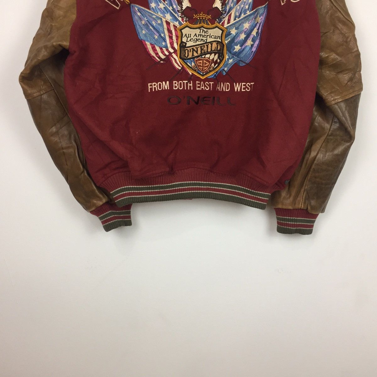 Genuine Leather Vintage O’neill Santa Cruz California Leather Varsity jacket Size US M / EU 48-50 / 2 - 9 Thumbnail