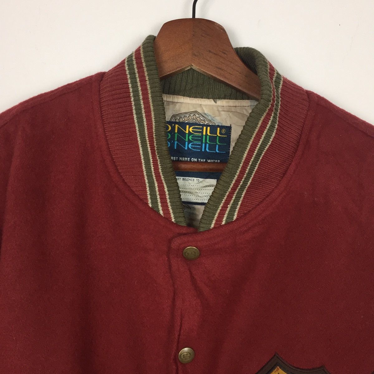 Genuine Leather Vintage O’neill Santa Cruz California Leather Varsity jacket Size US M / EU 48-50 / 2 - 7 Thumbnail