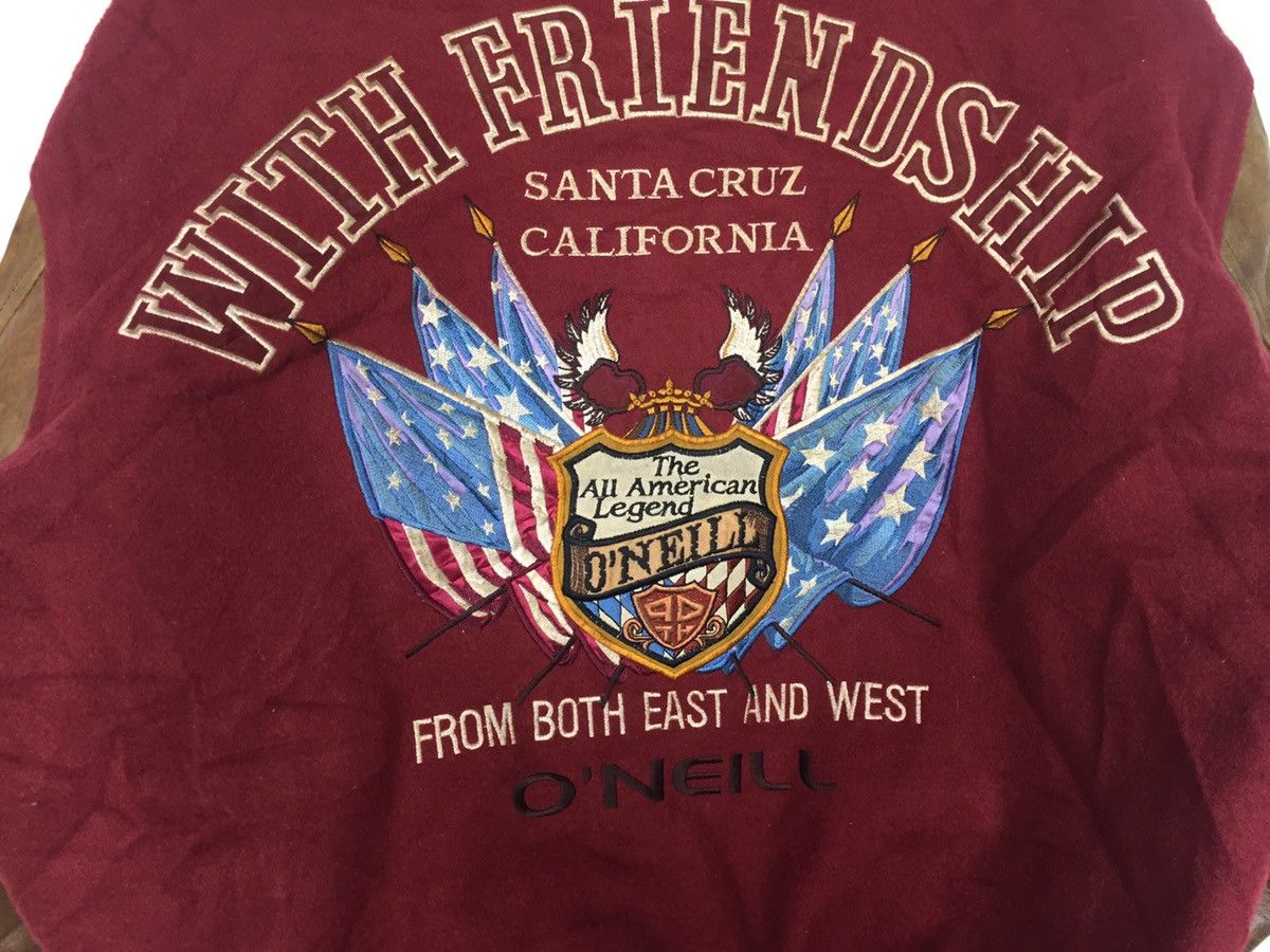 Genuine Leather Vintage O’neill Santa Cruz California Leather Varsity jacket Size US M / EU 48-50 / 2 - 21 Thumbnail