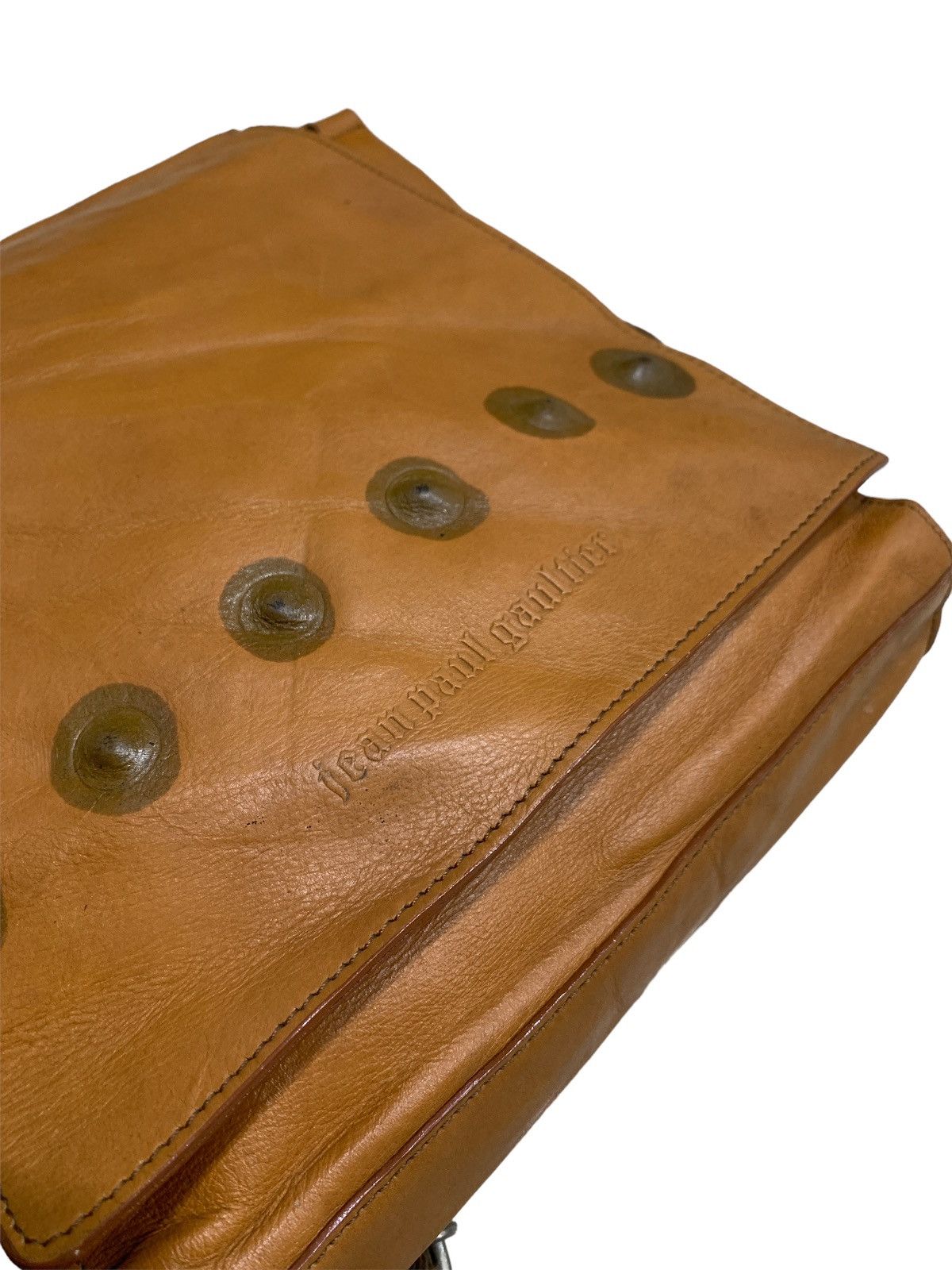 Jean Paul Gaultier FULL LEATHER JEAN PAUL GAULTIER JPG SLING BAG Size ONE SIZE - 3 Thumbnail