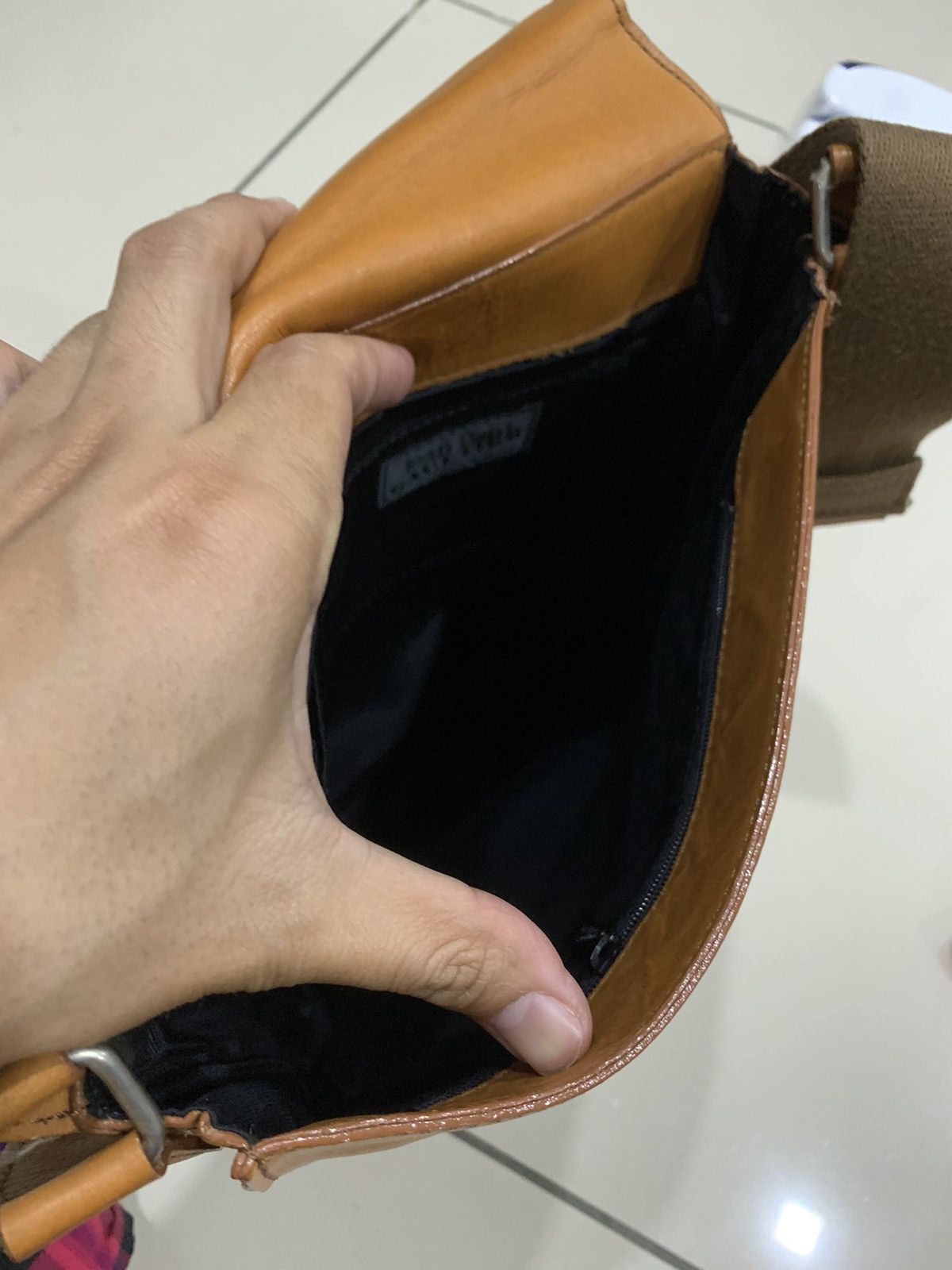 Jean Paul Gaultier FULL LEATHER JEAN PAUL GAULTIER JPG SLING BAG Size ONE SIZE - 7 Thumbnail