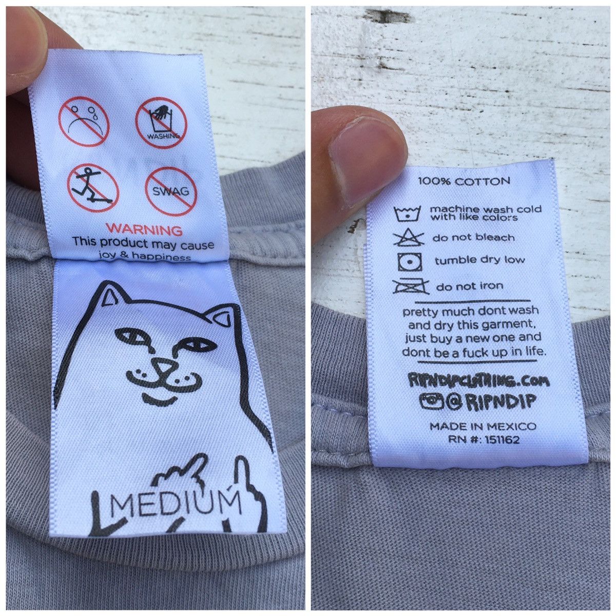 Designer × RIPNDIP RIP N DIP T-SHIRT Size US M / EU 48-50 / 2 - 7 Thumbnail