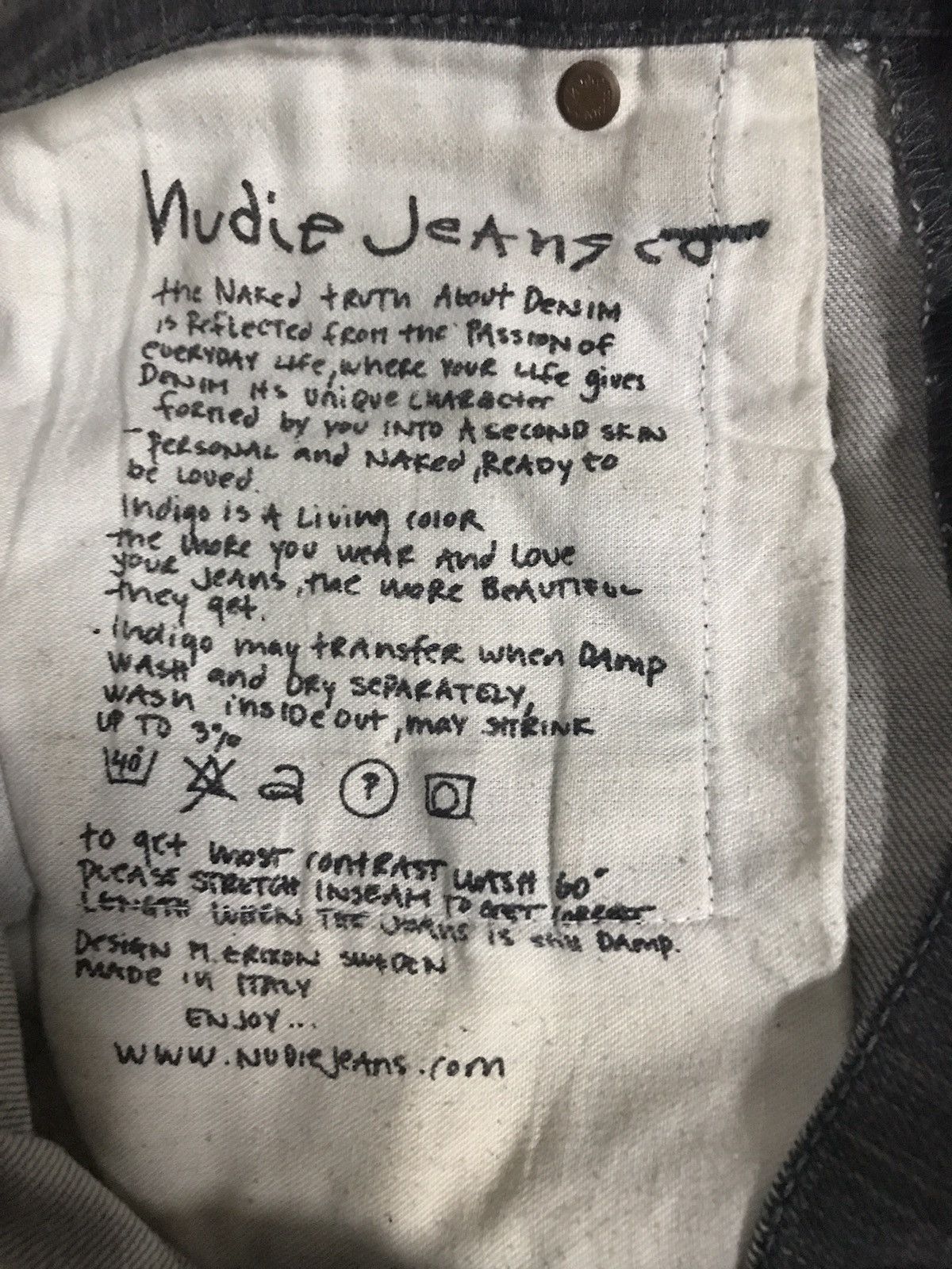 Japanese Brand × Nudie Jeans 🔥Nice Nudie Jeans Size US 28 / EU 44 - 5 Thumbnail