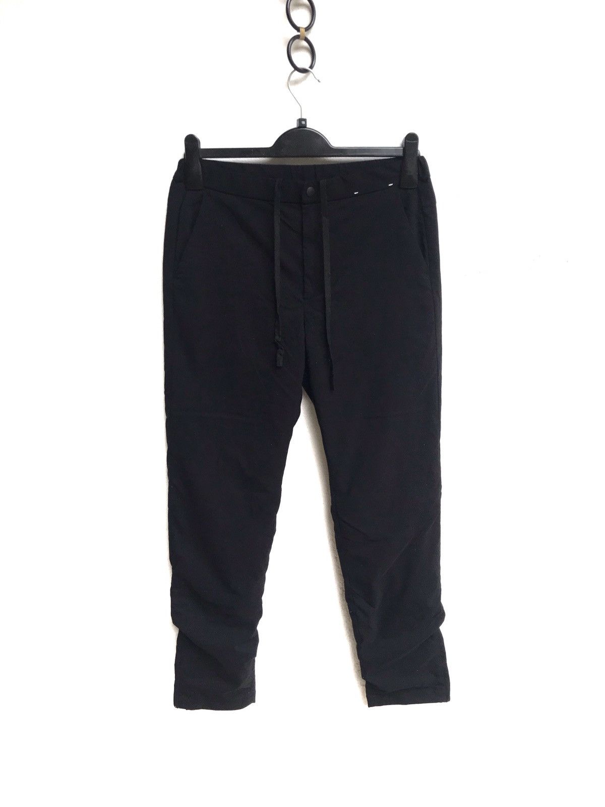 Japanese Brand × Uniqlo × Vintage 🔥Uniqlo Black Track Pants Size US 28 / EU 44 - 1 Thumbnail