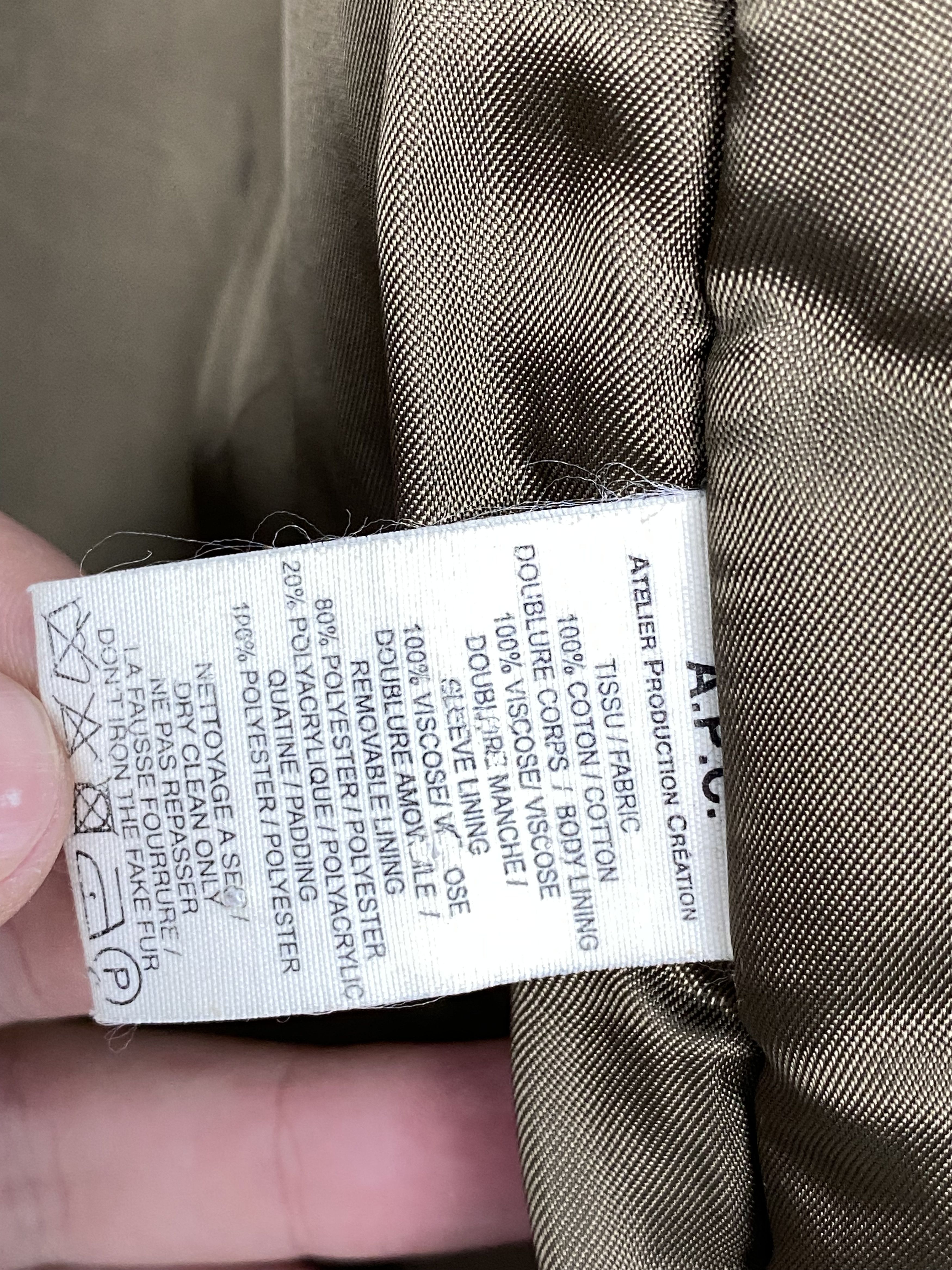 A.P.C. A.P.C. Sherpa Olive Jacket Size US M / EU 48-50 / 2 - 10 Thumbnail