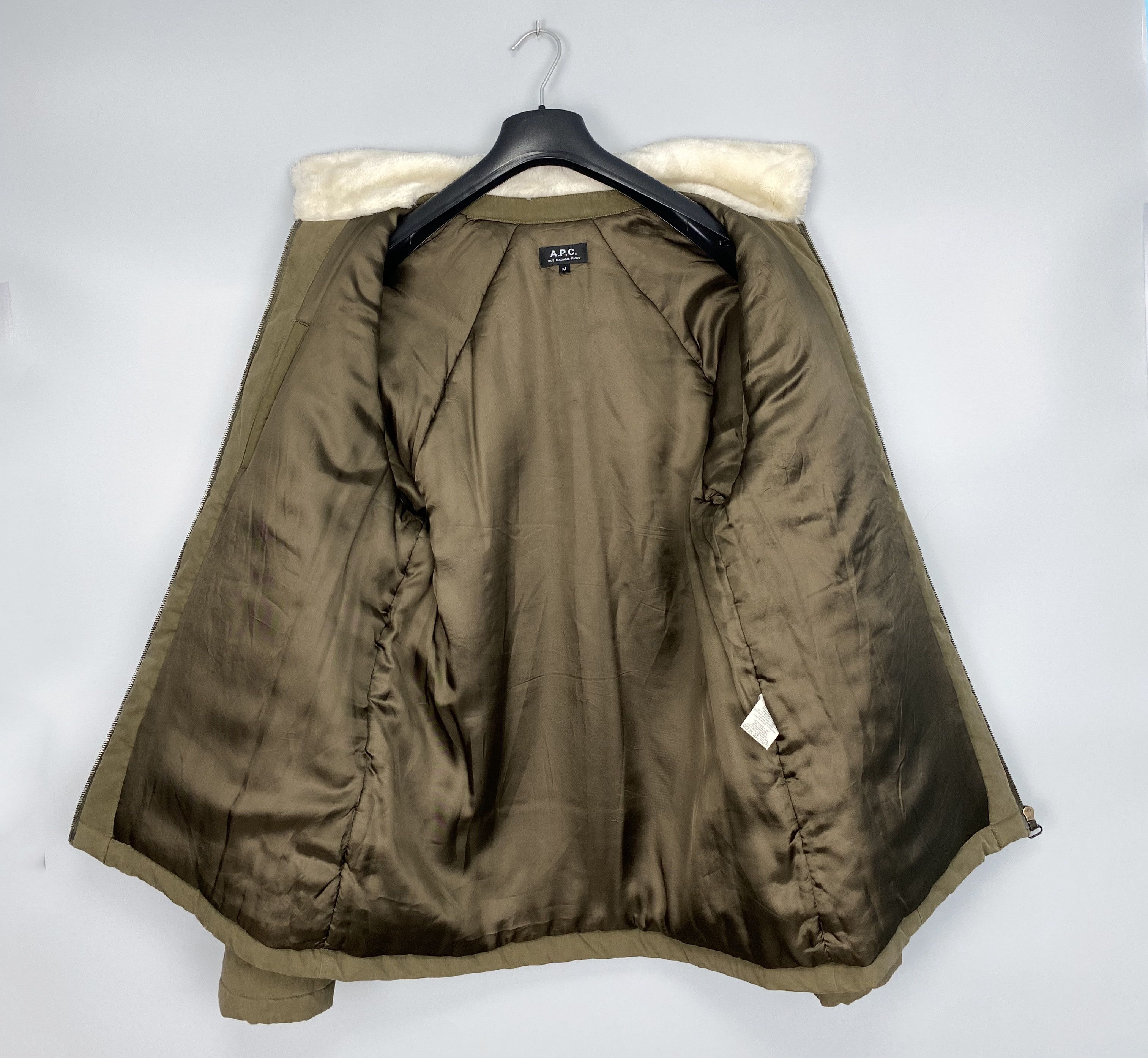 A.P.C. A.P.C. Sherpa Olive Jacket Size US M / EU 48-50 / 2 - 8 Thumbnail