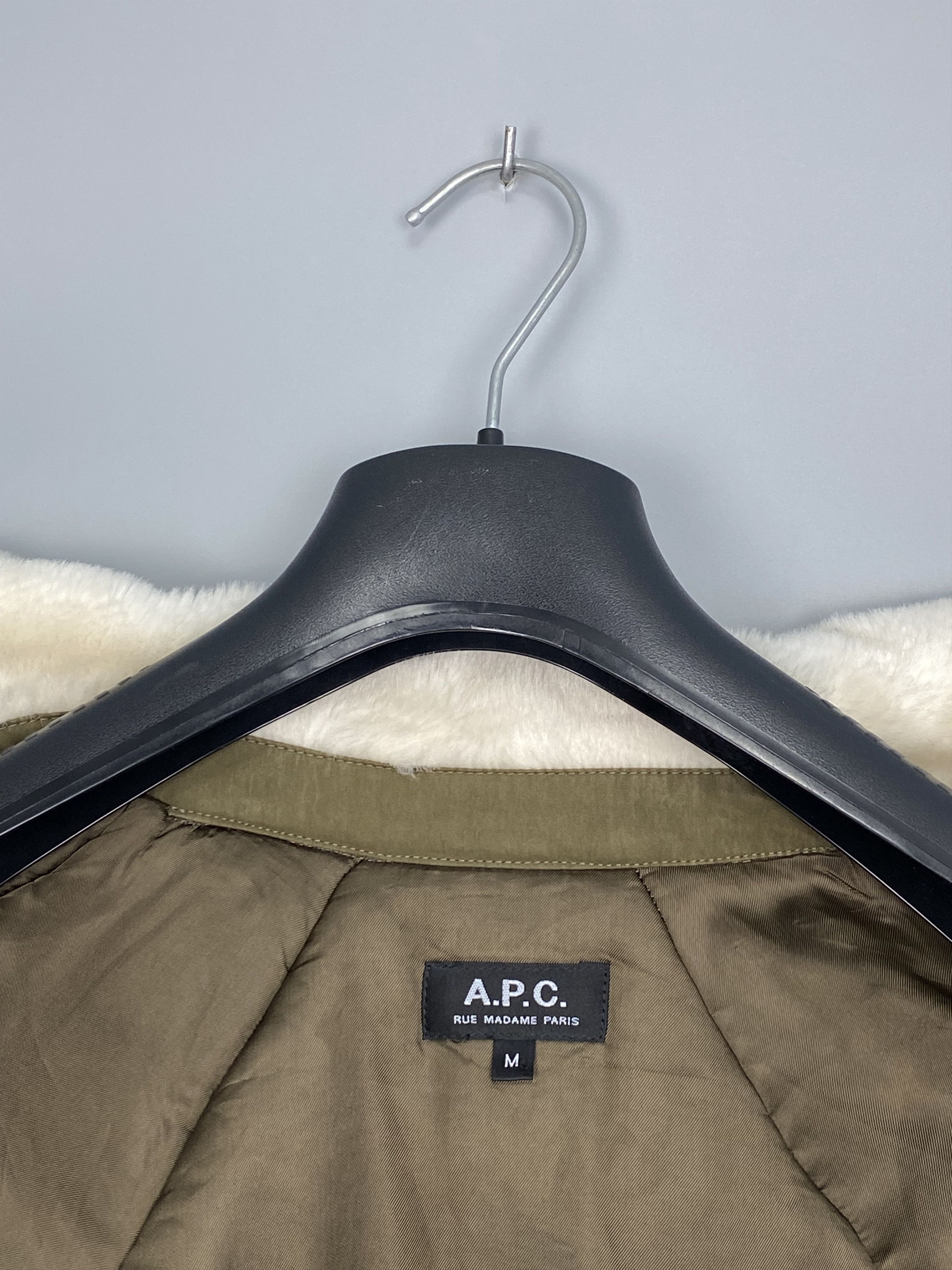 A.P.C. A.P.C. Sherpa Olive Jacket Size US M / EU 48-50 / 2 - 9 Thumbnail
