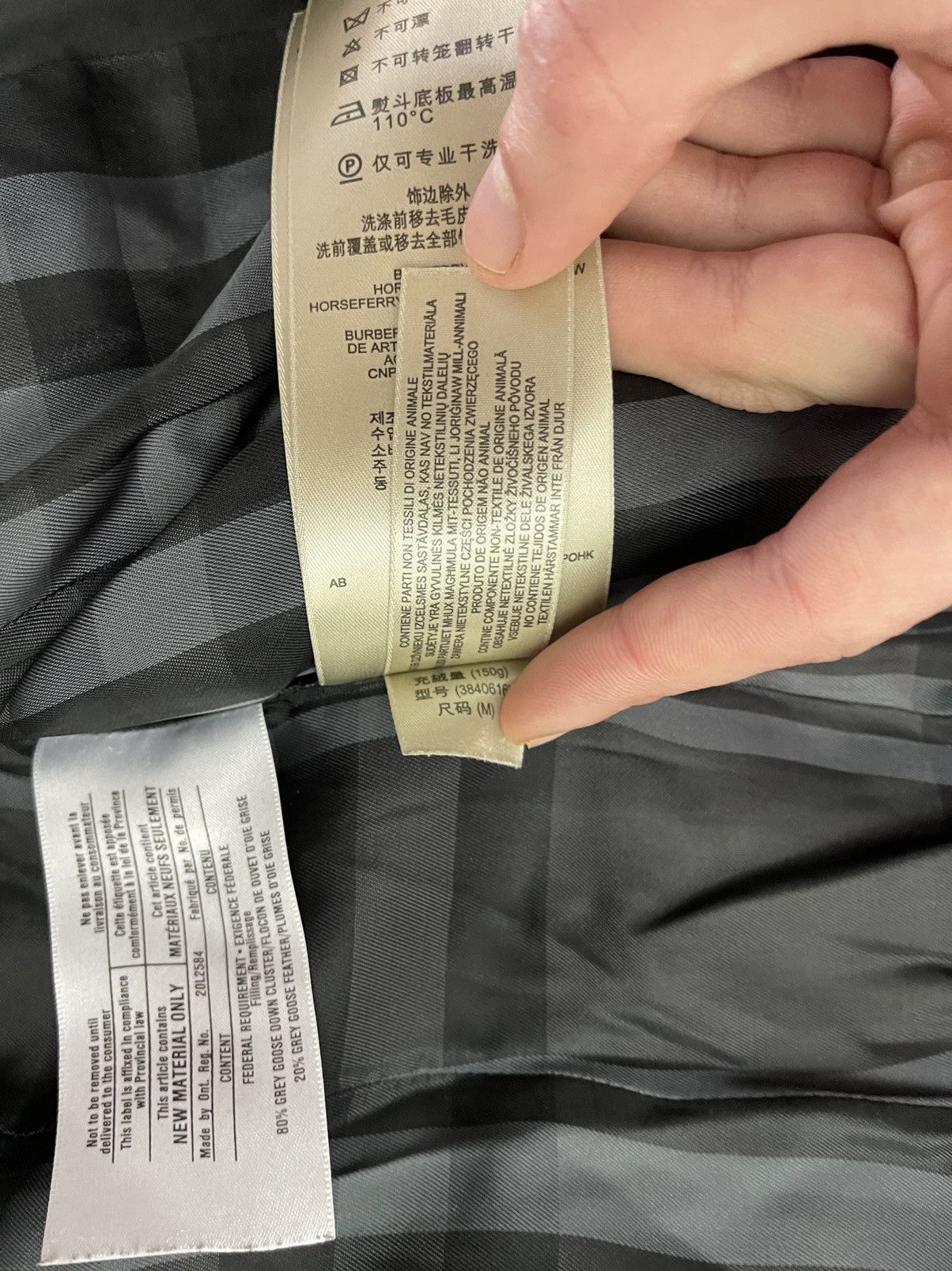 Burberry × Designer Burberry puffer coat with real fur Size M / US 6-8 / IT 42-44 - 12 Thumbnail