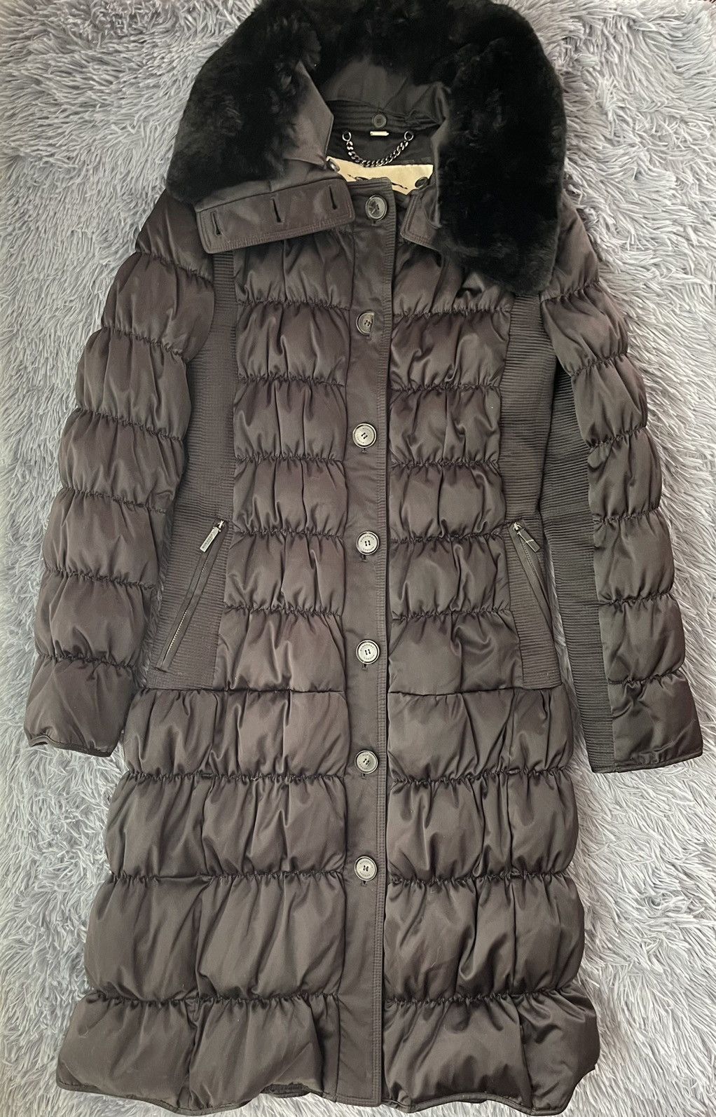 Burberry × Designer Burberry puffer coat with real fur Size M / US 6-8 / IT 42-44 - 1 Thumbnail