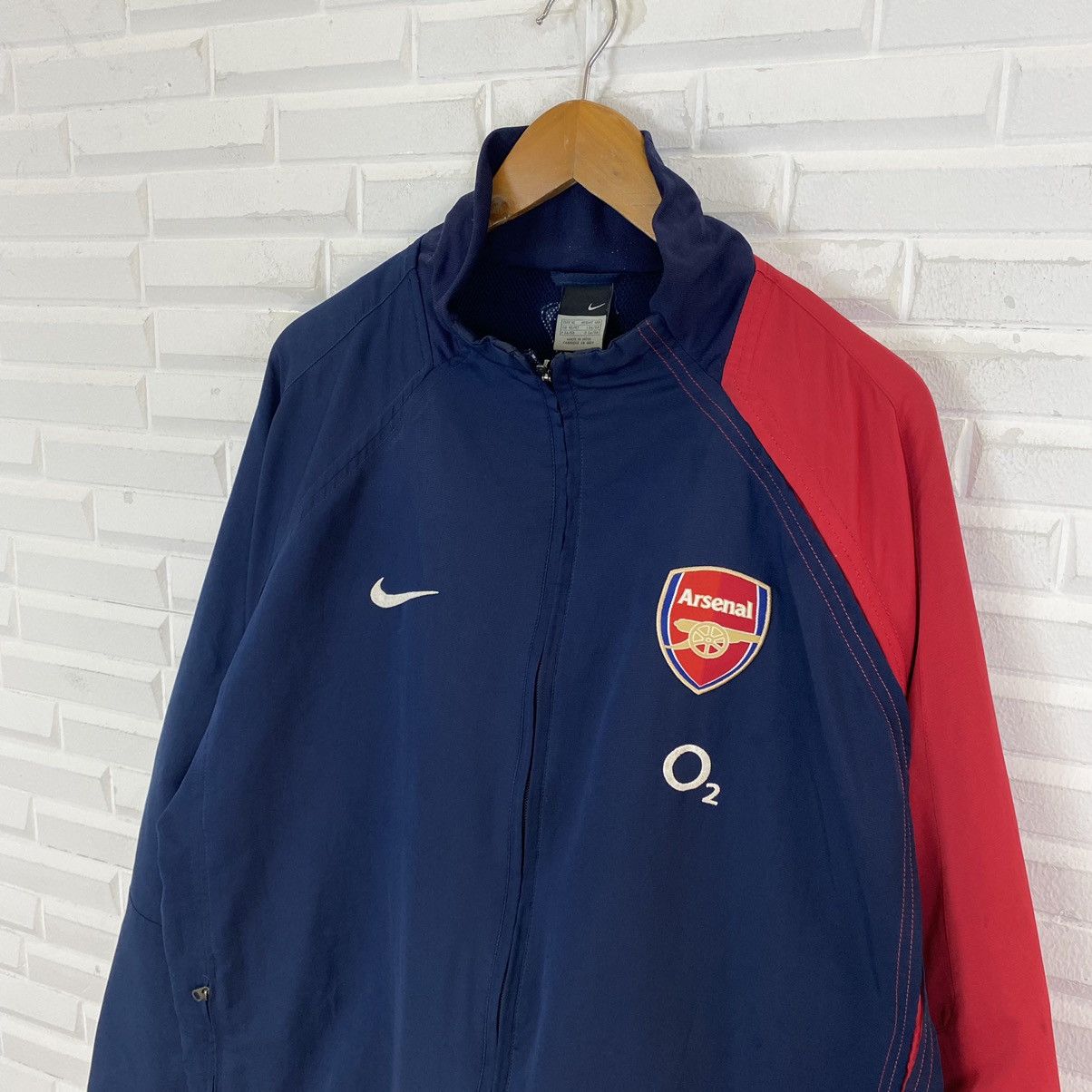 Nike ✨VINTAGE 90S NIKE ARSENAL SWEATER JACKET Size US XL / EU 56 / 4 - 6 Thumbnail