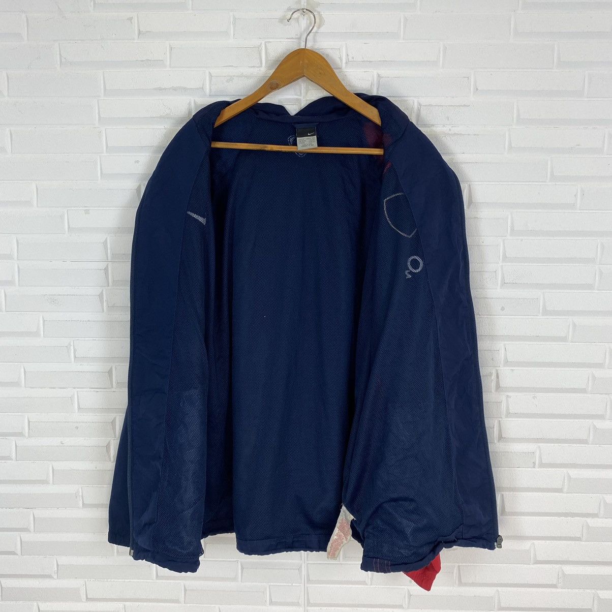 Nike ✨VINTAGE 90S NIKE ARSENAL SWEATER JACKET Size US XL / EU 56 / 4 - 14 Thumbnail
