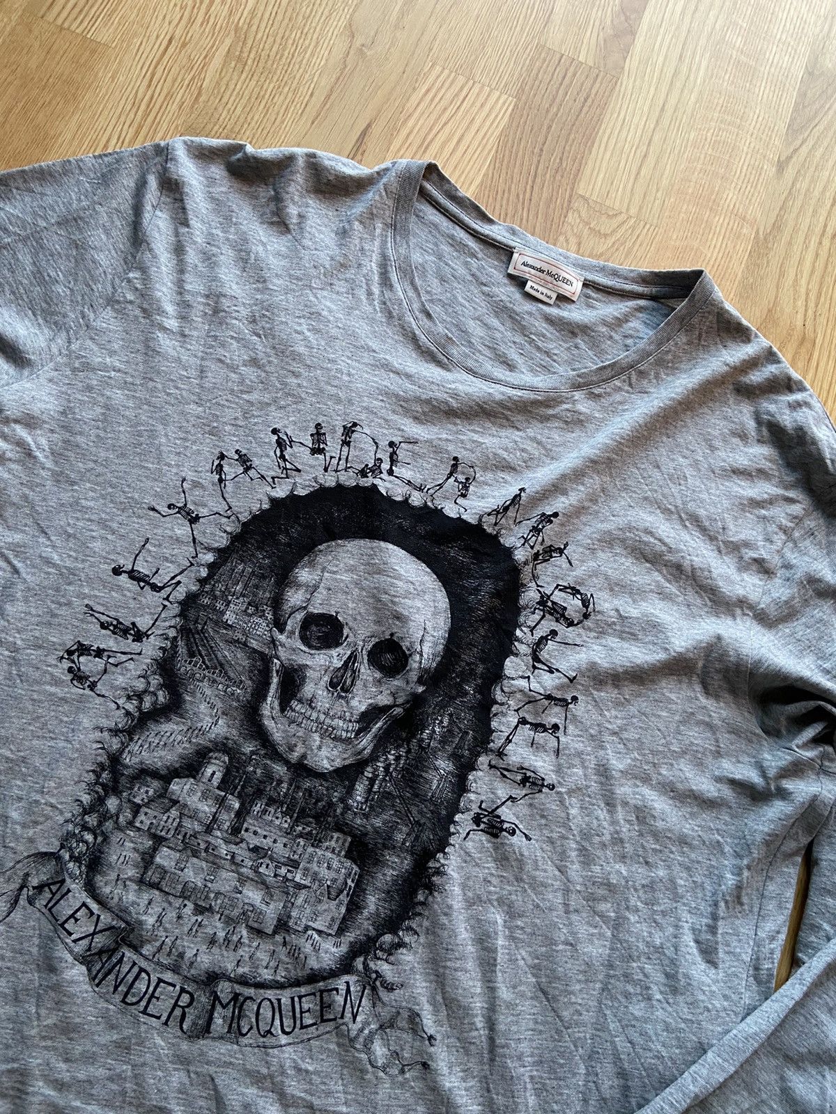 Alexander McQueen Alexander McQueen Skull Print Longsleeve T