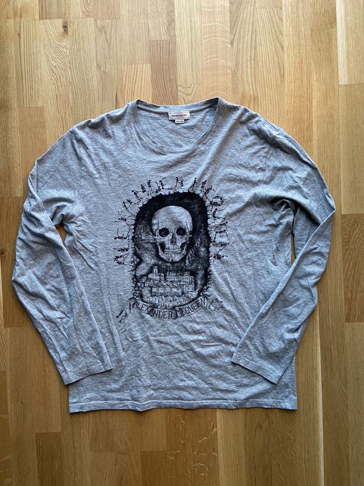 Alexander McQueen Alexander McQueen Skull Print Longsleeve T