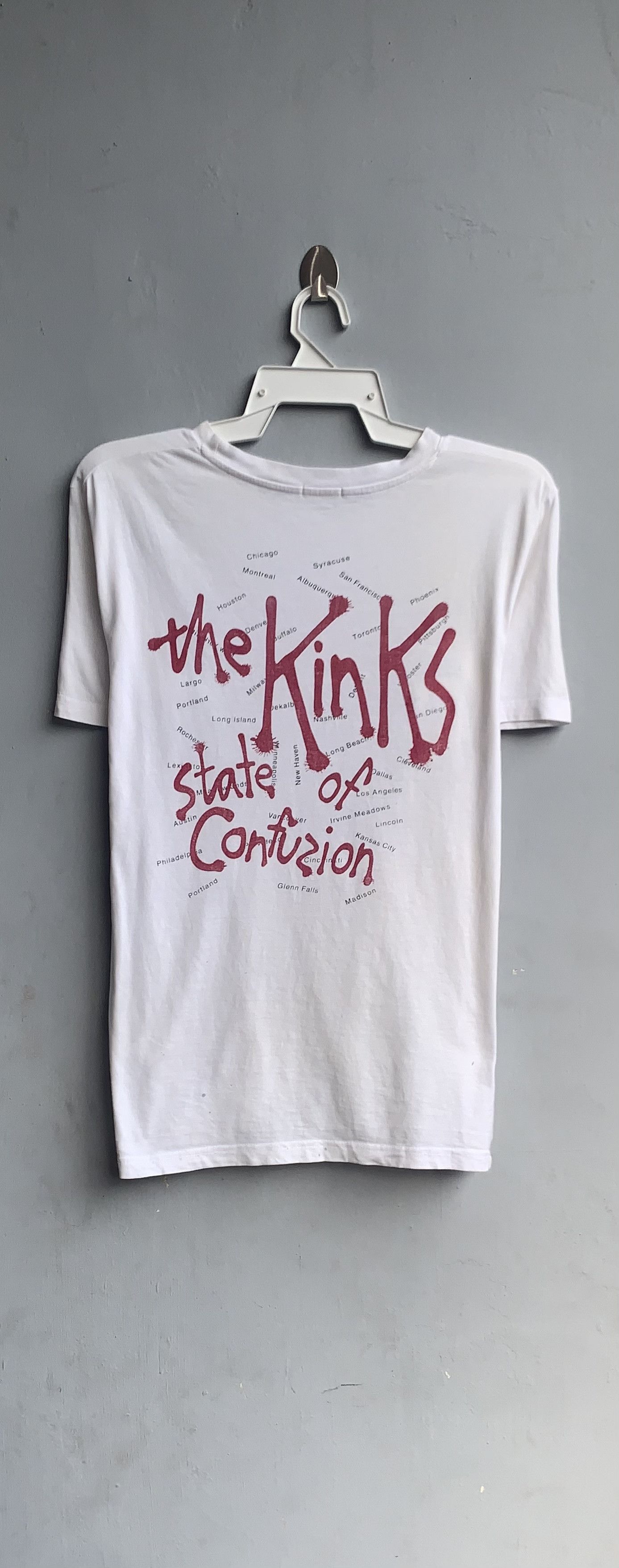 Band Tees Vintage 93' Tour The Kinks Band Tee Size US M / EU 48-50 / 2 - 2 Thumbnail