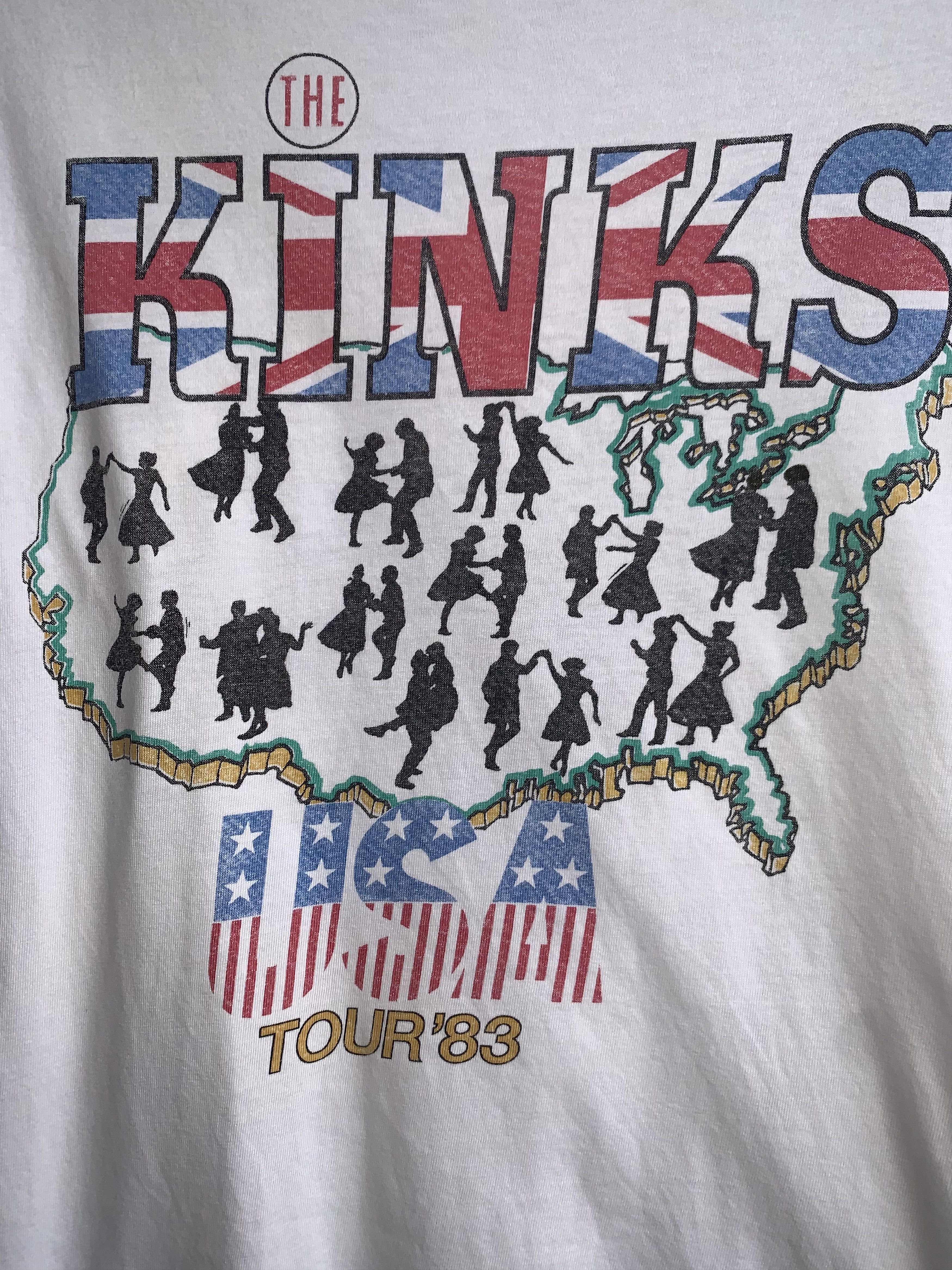 Band Tees Vintage 93' Tour The Kinks Band Tee Size US M / EU 48-50 / 2 - 4 Thumbnail