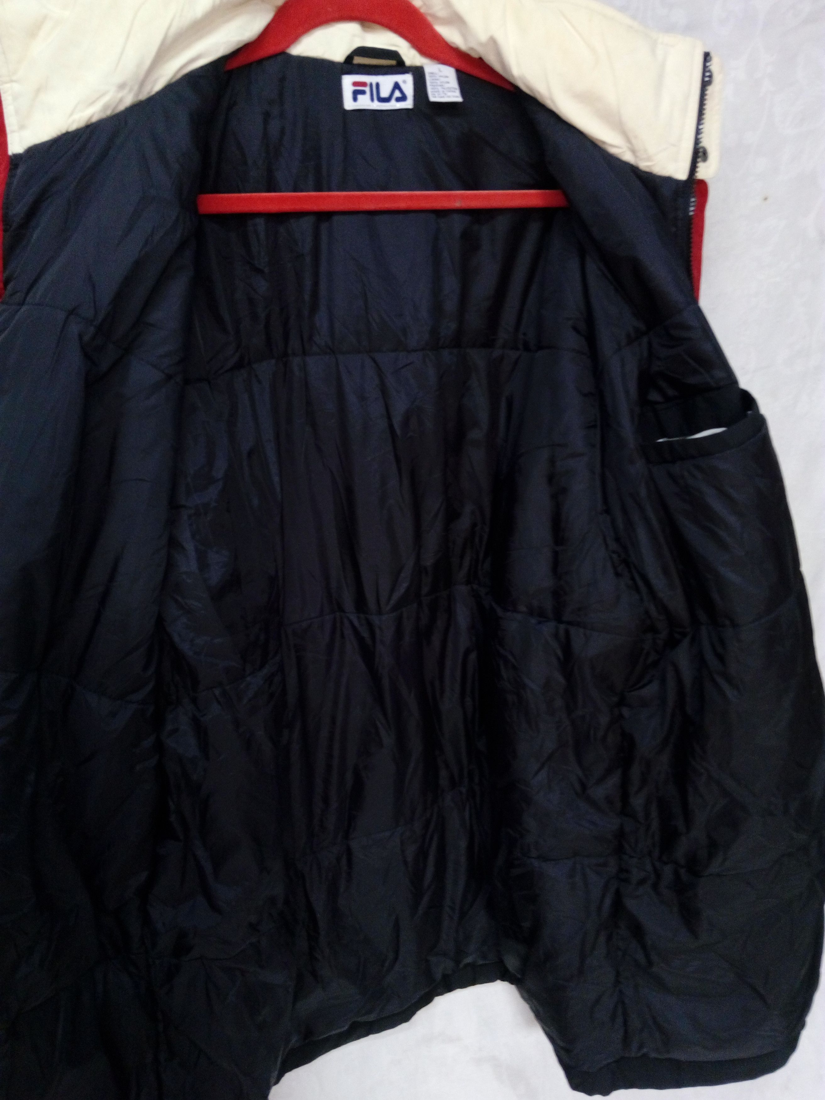 Fila Fila Color Block Zipper Jacket Hoodie Embroidered Size US L / EU 52-54 / 3 - 4 Thumbnail