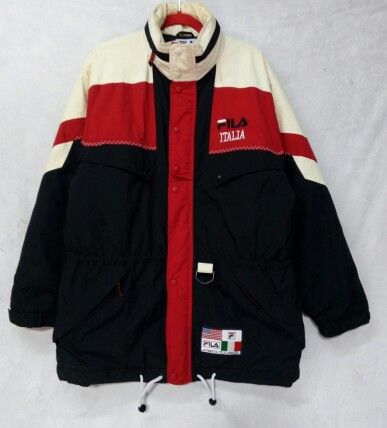 Fila Fila Color Block Zipper Jacket Hoodie Embroidered Size US L / EU 52-54 / 3 - 2 Thumbnail