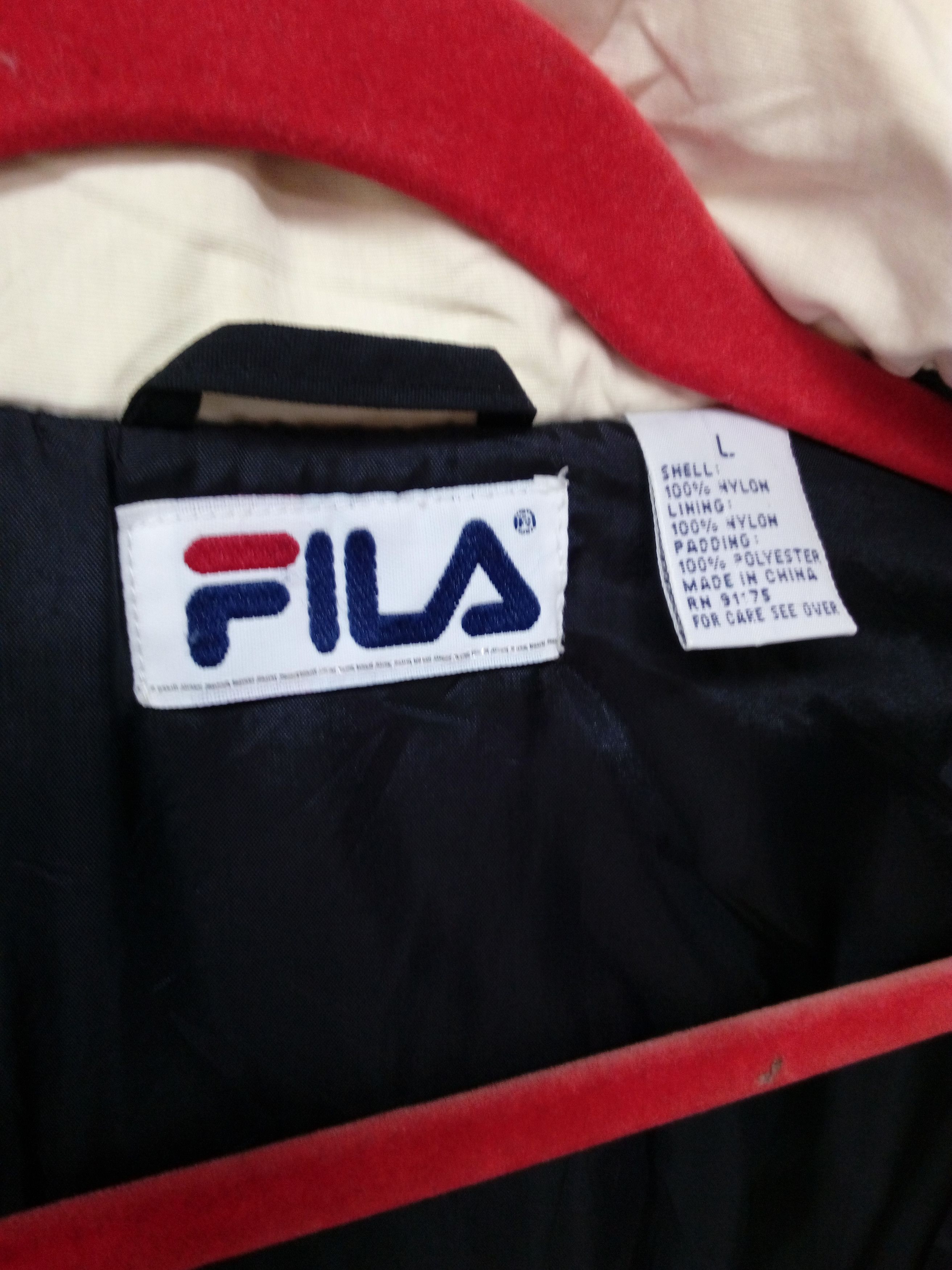 Fila Fila Color Block Zipper Jacket Hoodie Embroidered Size US L / EU 52-54 / 3 - 6 Thumbnail