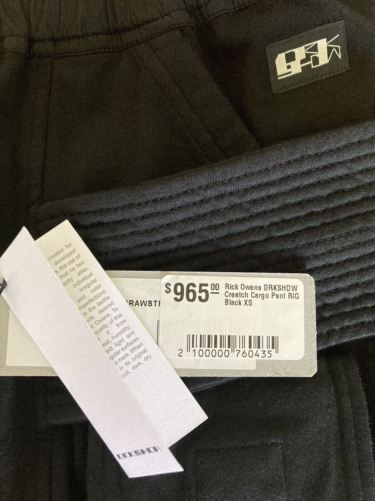 Rick Owens × Rick Owens Drkshdw Creatch Cargo Pants FW21 Gethsemane Size US 30 / EU 46 - 4 Thumbnail
