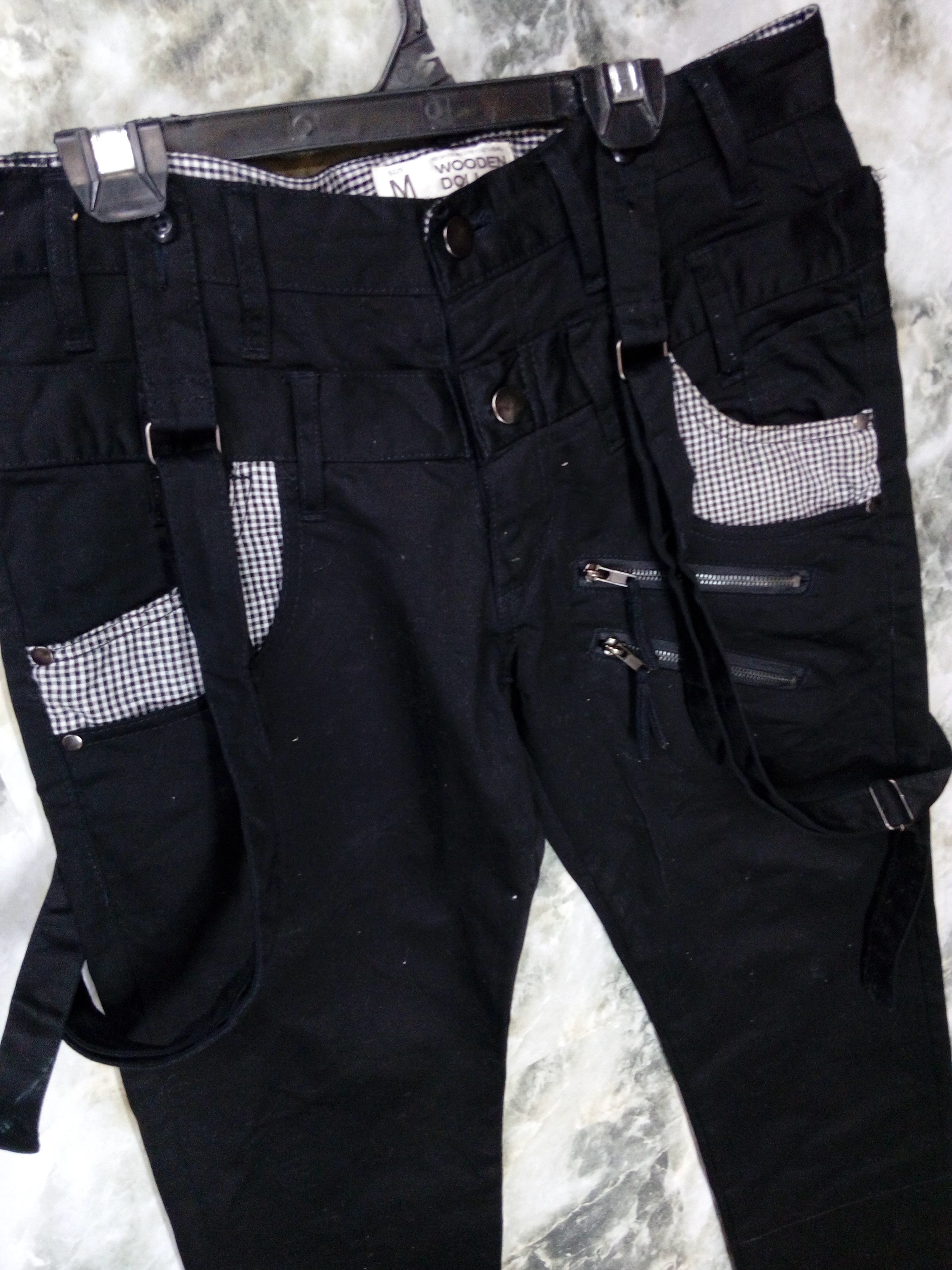 Japanese Brand Wooden Doll Overall Bondage Punk Skinny Fit Size US 30 / EU 46 - 2 Thumbnail