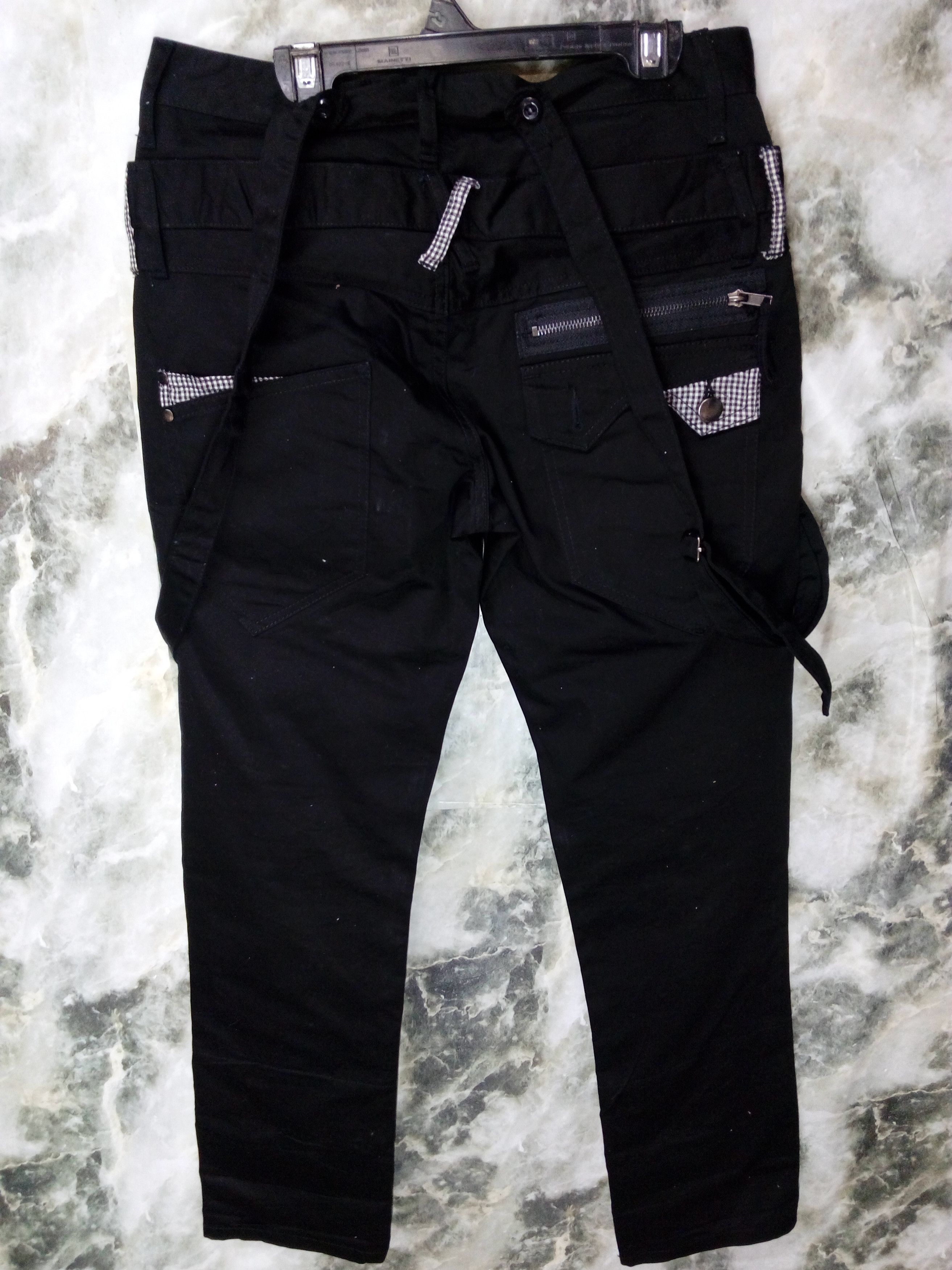 Japanese Brand Wooden Doll Overall Bondage Punk Skinny Fit Size US 30 / EU 46 - 4 Thumbnail