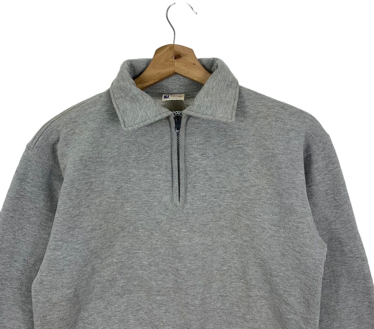 Champion Vintage Champion Running Man Sportswear Half Zip Jumper Size US M / EU 48-50 / 2 - 2 Thumbnail