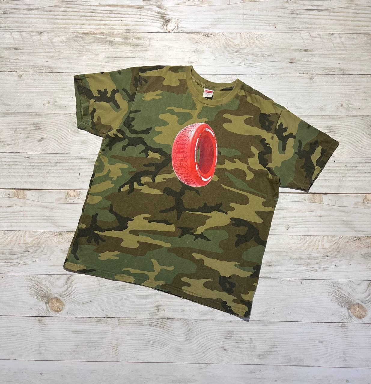 Supreme Supreme Announcing Tee Chocolate Chip Camo | Grailed