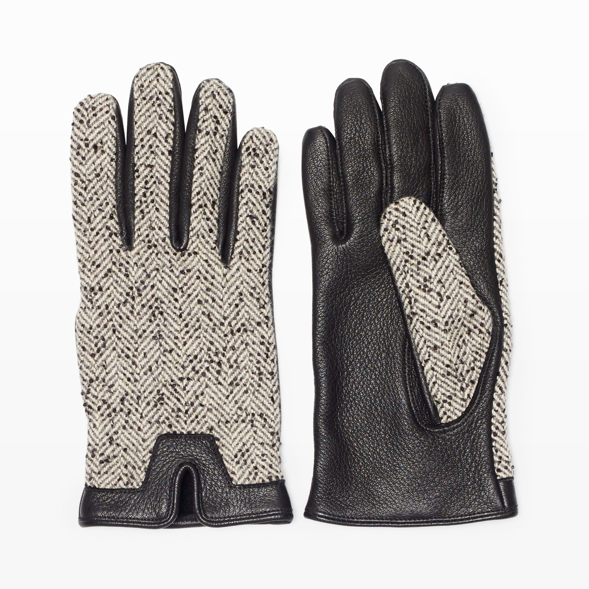Club Monaco Cashmere-Lined Wool & Leather Gloves Size ONE SIZE - 1 Preview