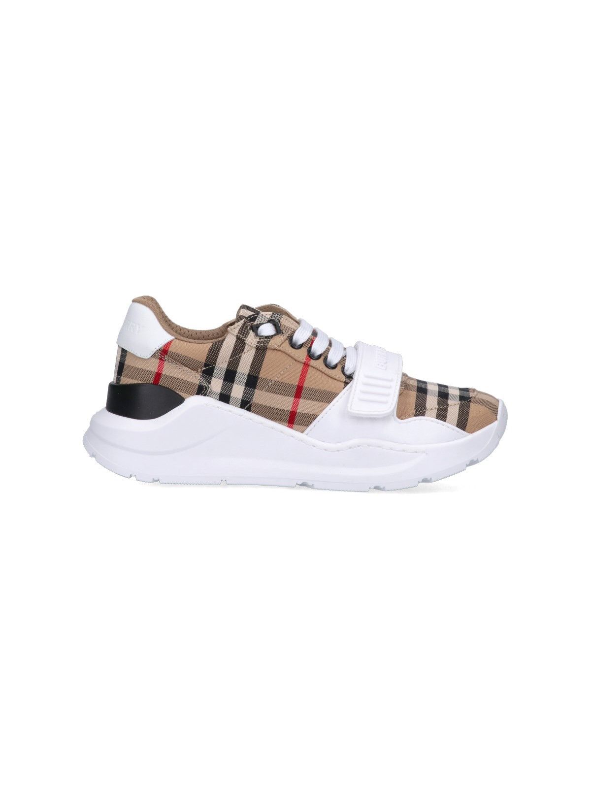 Burberry Vintage Check Leather Suede Sneakers