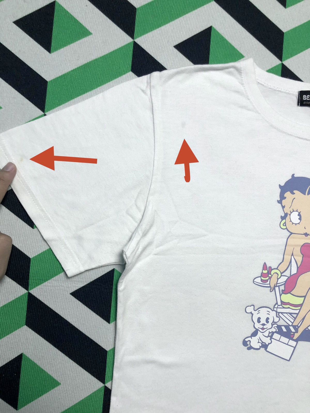 Cartoon Network Vintage BETTY BOOP All Puckered Up! Size L / US 10 / IT 46 - 5 Thumbnail