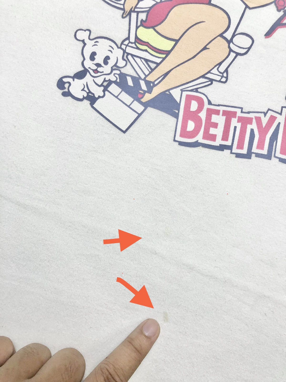 Cartoon Network Vintage BETTY BOOP All Puckered Up! Size L / US 10 / IT 46 - 4 Thumbnail