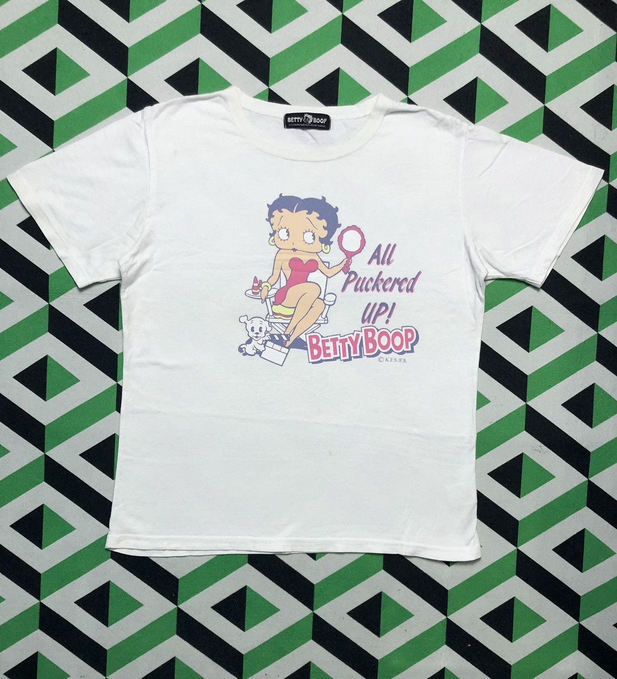 Cartoon Network Vintage BETTY BOOP All Puckered Up! Size L / US 10 / IT 46 - 1 Thumbnail