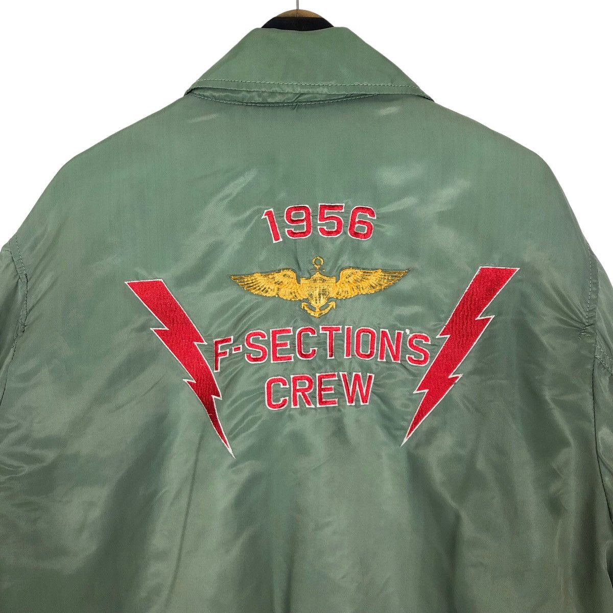 Vintage Vintage 1956 F-Section Works Bomber Jacket Size US XL / EU 56 / 4 - 10 Thumbnail