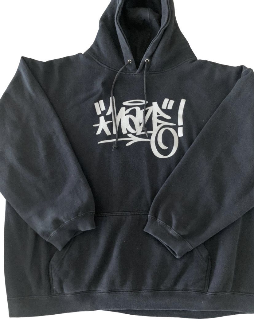 image of Archival Clothing x Fuct Vintage Haze Sweatshirt in Black, Men's (Size Large)