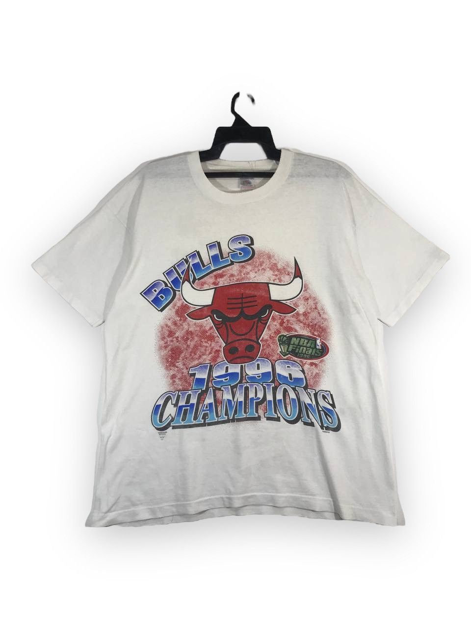 NBA × Vintage Vintage rare 1996 Chicago bulls Champion Nba ring Size US XL / EU 56 / 4 - 1 Thumbnail