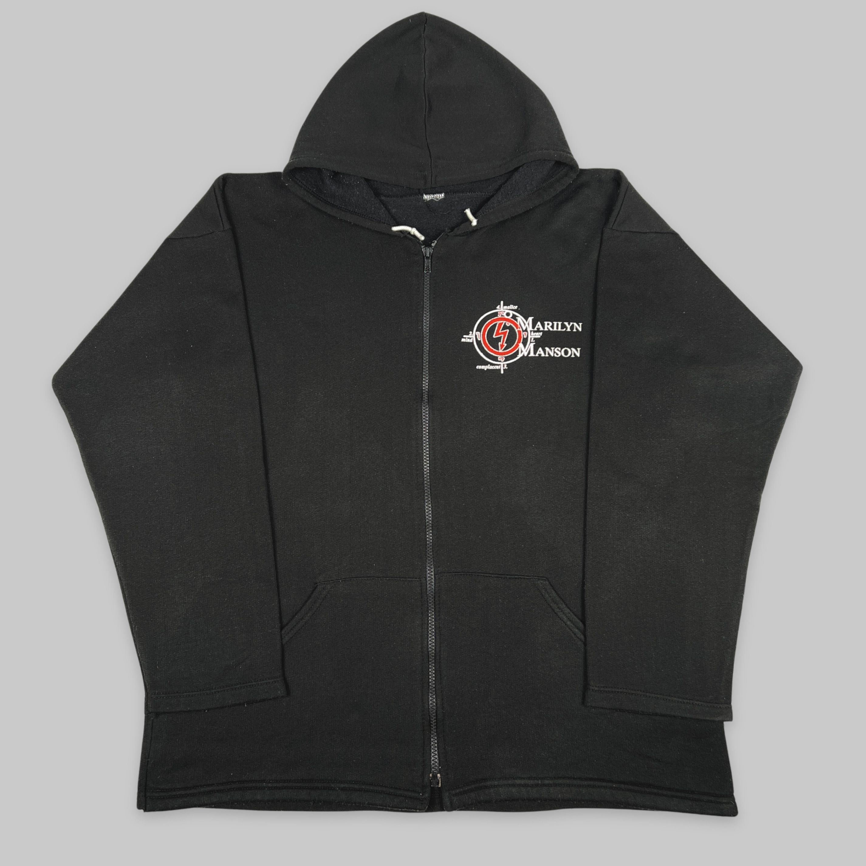 Vintage 90s Marilyn Manson Euro Bootleg Zip Hoodie