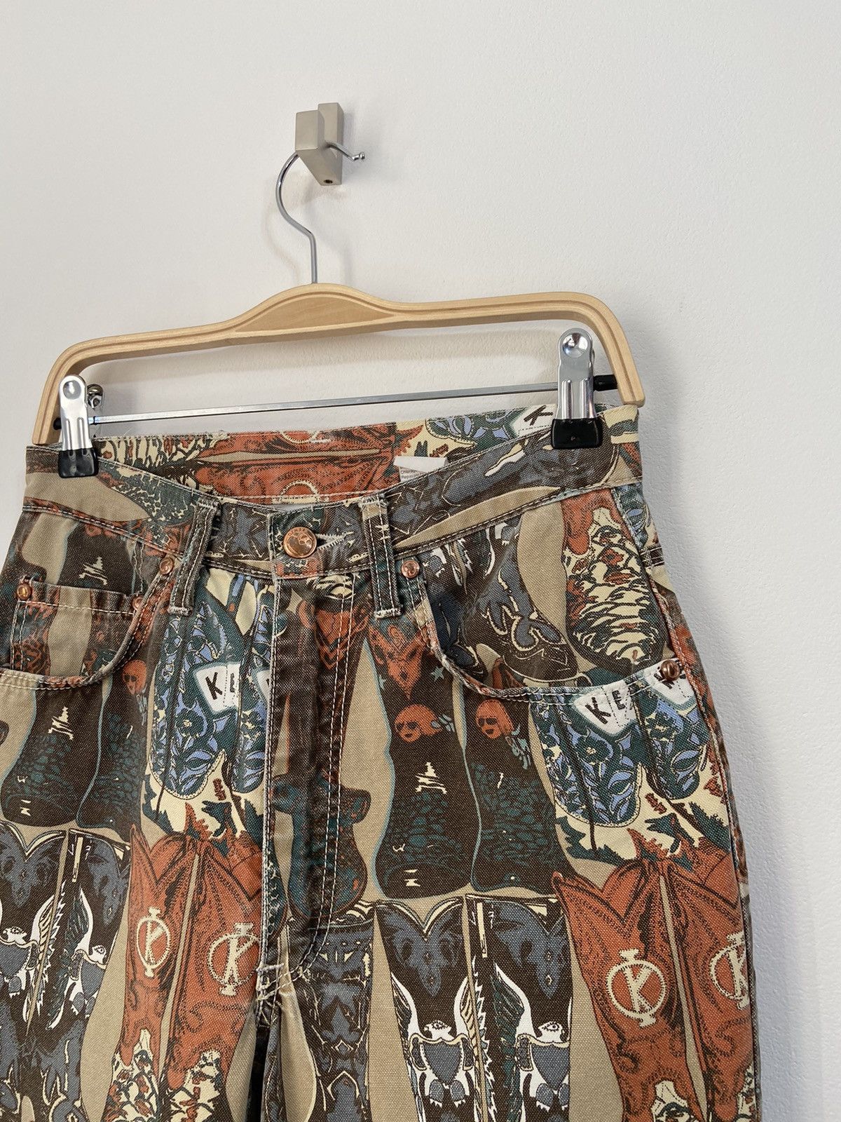 Kenzo Kenzo Logo Keke Vintage Women Pants Size 28" / US 6 / IT 42 - 15 Thumbnail