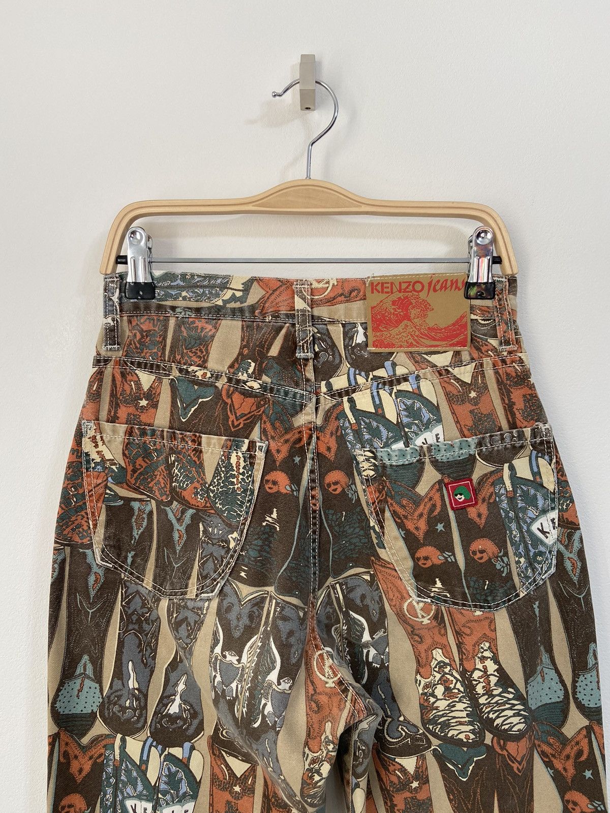 Kenzo Kenzo Logo Keke Vintage Women Pants Size 28" / US 6 / IT 42 - 10 Thumbnail