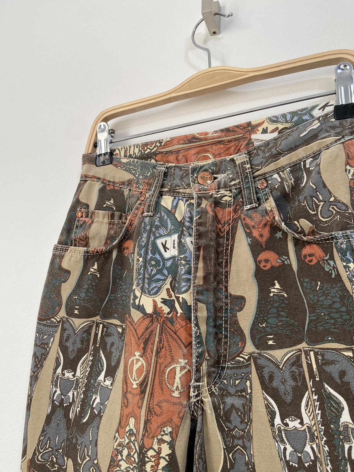 Kenzo Kenzo Logo Keke Vintage Women Pants Size 28" / US 6 / IT 42 - 17 Thumbnail