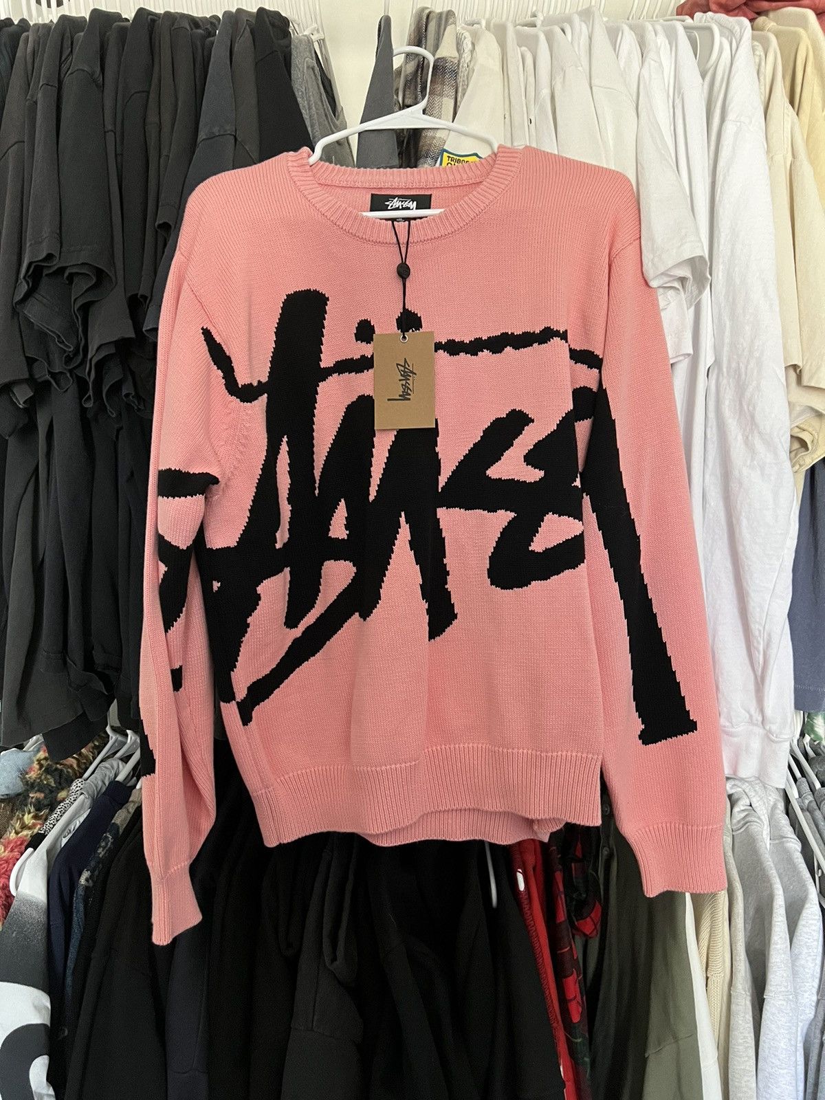 Stussy Stussy Stock Sweater Pink