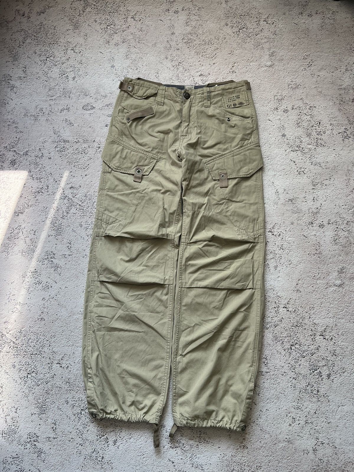 G-Star × Japanese Brand × Vintage Y2K Vintage G-Star Raw Multi Pocket Cargo Pants Size US 32 / EU 48 - 2 Thumbnail
